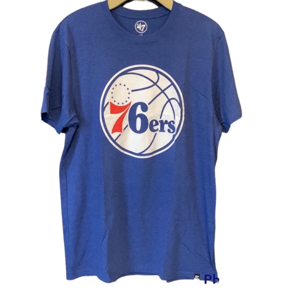 47 Brand Men’s Philadelphia 76’ers Grit Scrum Tee-Shirt